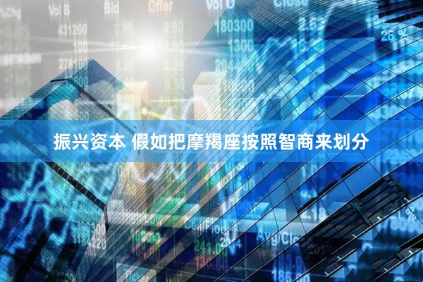 振兴资本 假如把摩羯座按照智商来划分
