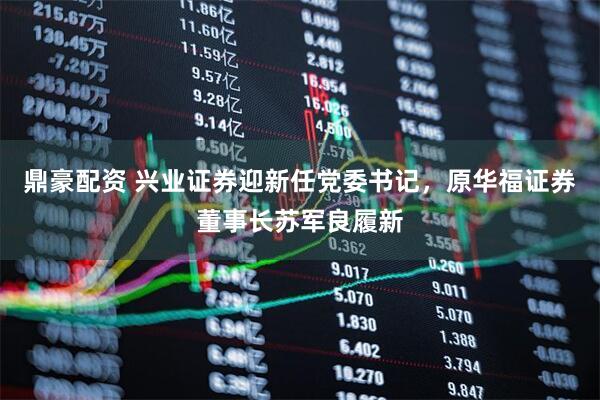 鼎豪配资 兴业证券迎新任党委书记，原华福证券董事长苏军良履新