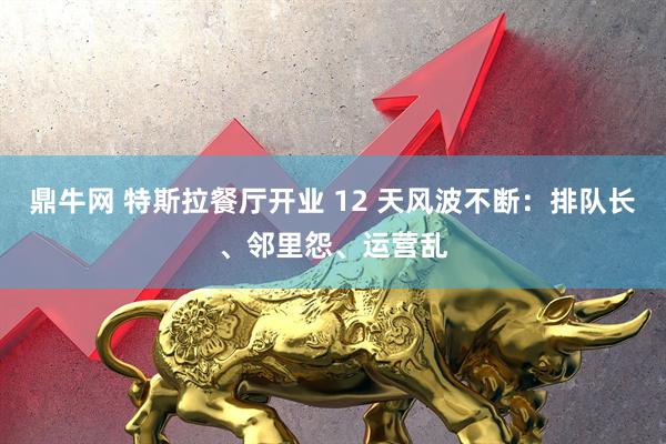 鼎牛网 特斯拉餐厅开业 12 天风波不断：排队长、邻里怨、运营乱